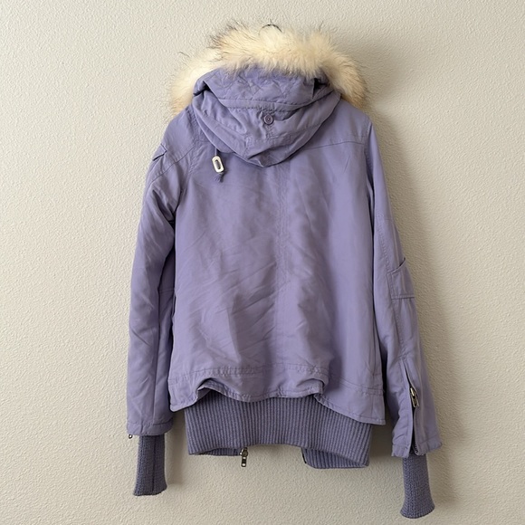 SLY N3B coat jacket size 2 medium purple Moussy - Picture 5 of 9